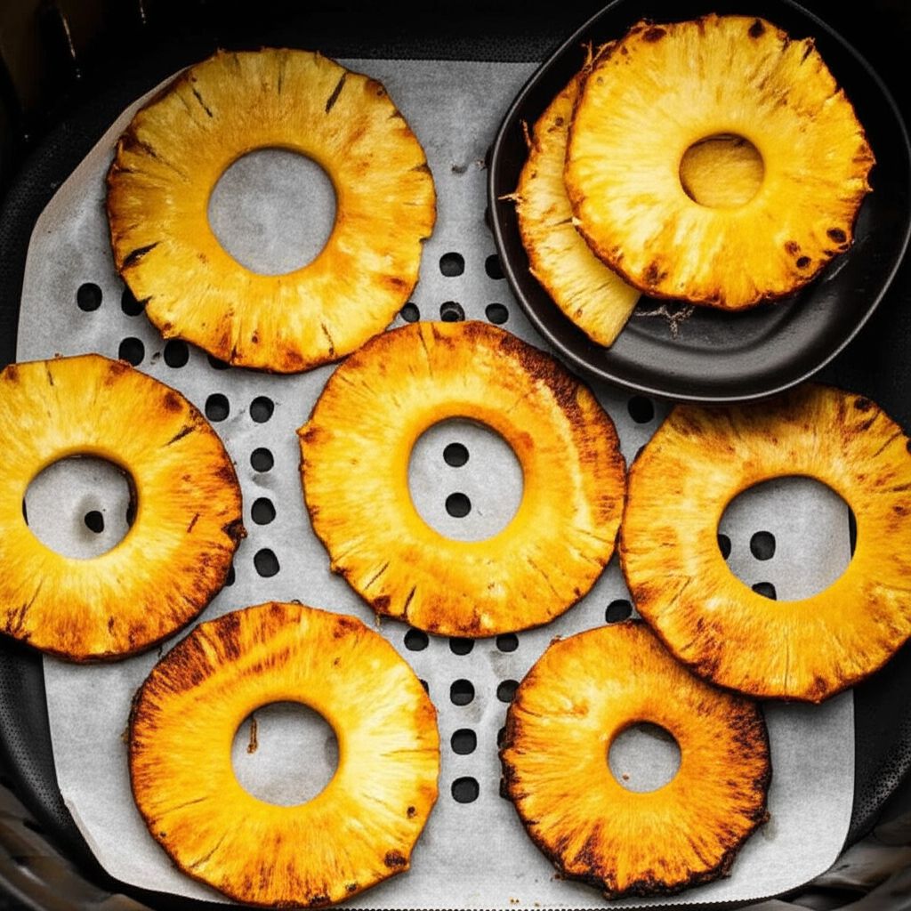Air Fryer Roasted Pineapple