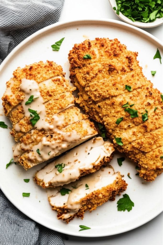 Almond Sauce Chicken Breasts