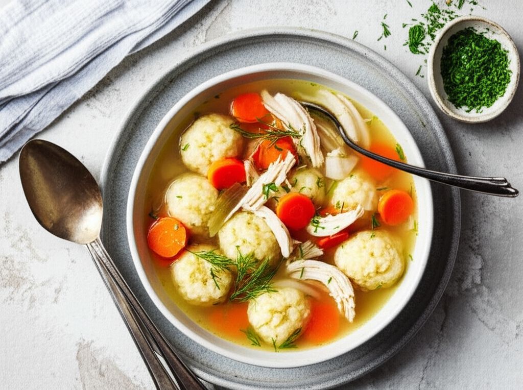 Angel Family Chicken Soup with Matzo Balls