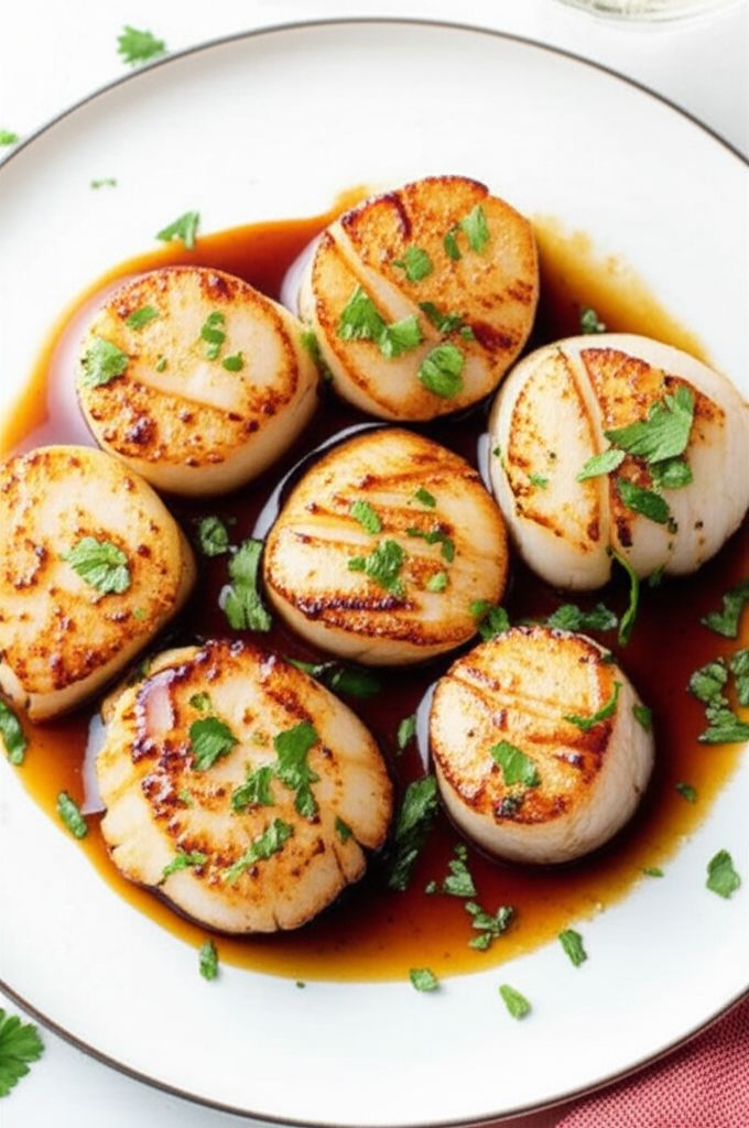 Buzzard's Bay Bourbon Scallops