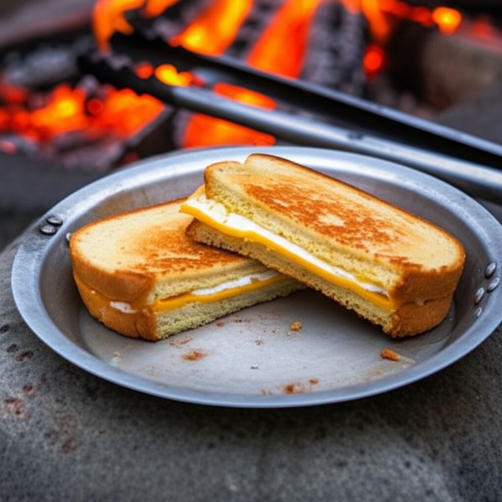 Campfire Breakfast Sandwich