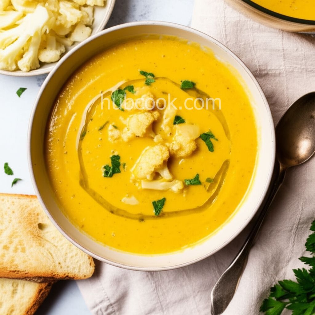 Curried Cream of Cauliflower Soup