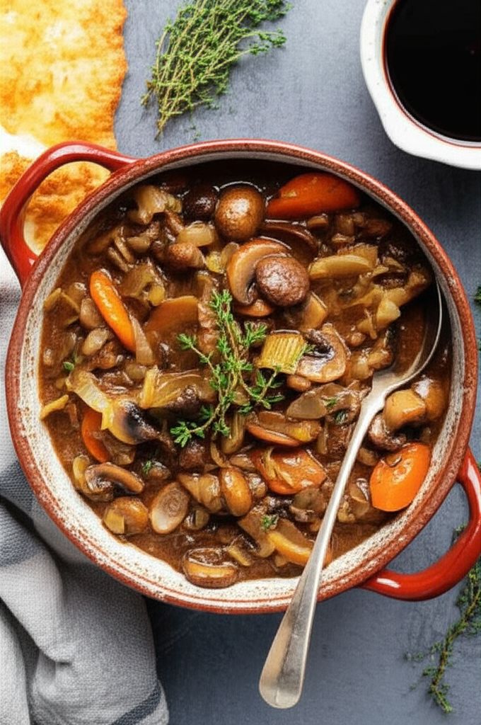 French-Style Mushroom Stew