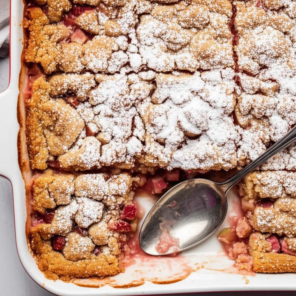 Grandma Bev's Rhubarb Dessert (Rhubarb Crisp)