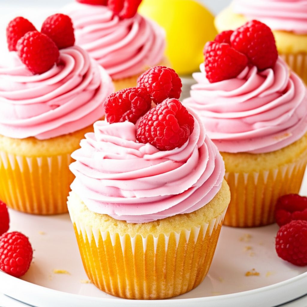 Lemon-Raspberry Cupcakes