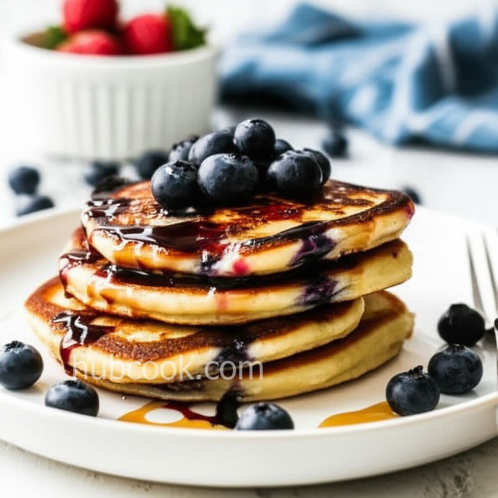 Made from Scratch Blueberry Flapjacks