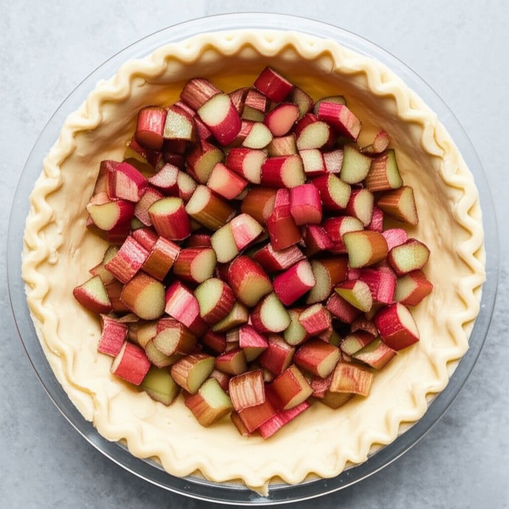 Michelle's Easy Rhubarb Pie