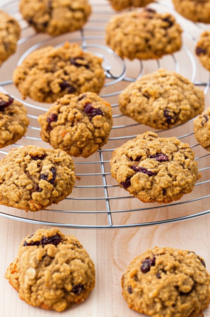 Oatmeal Carrot Craisin Cookies