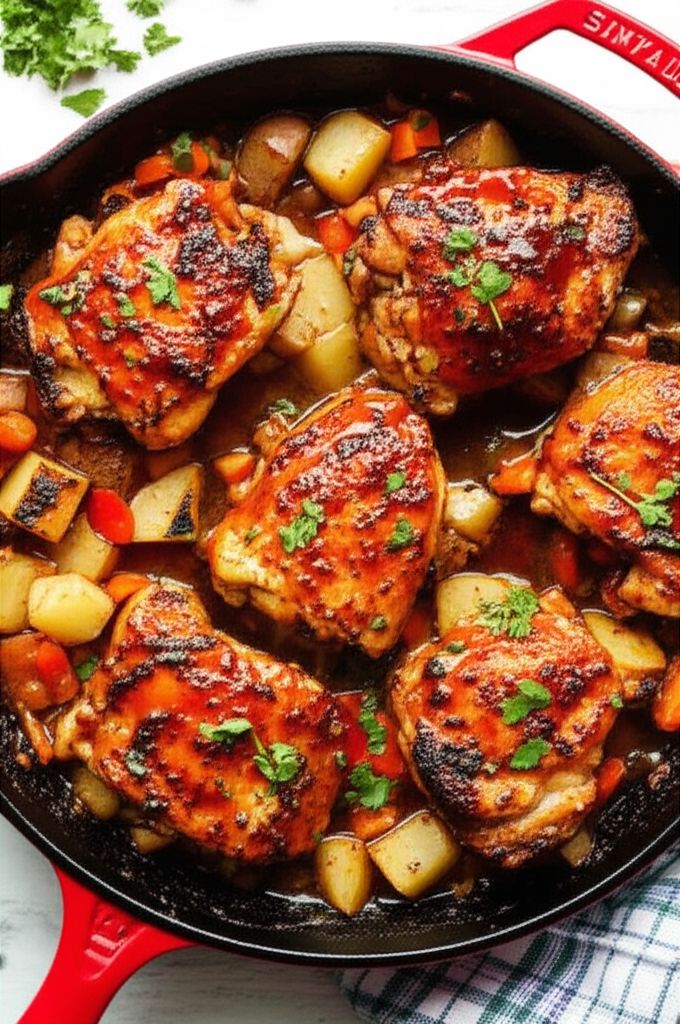 One-Pan Sriracha Chicken and Veggies