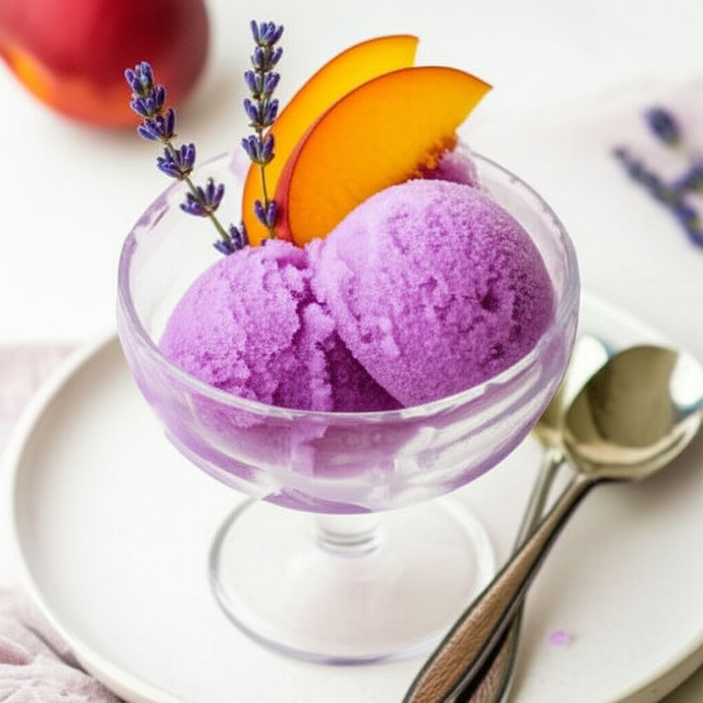 Peach and Lavender Ice