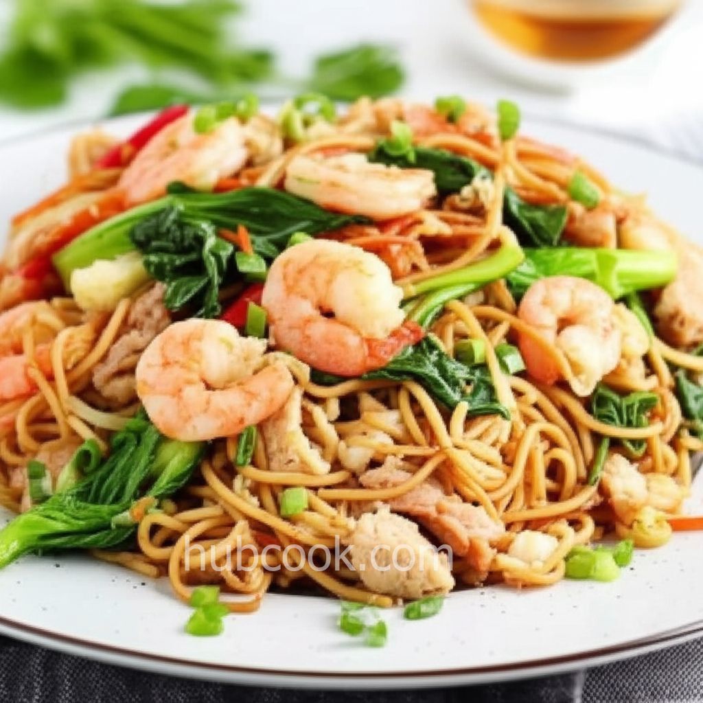 Pork and Shrimp Pancit