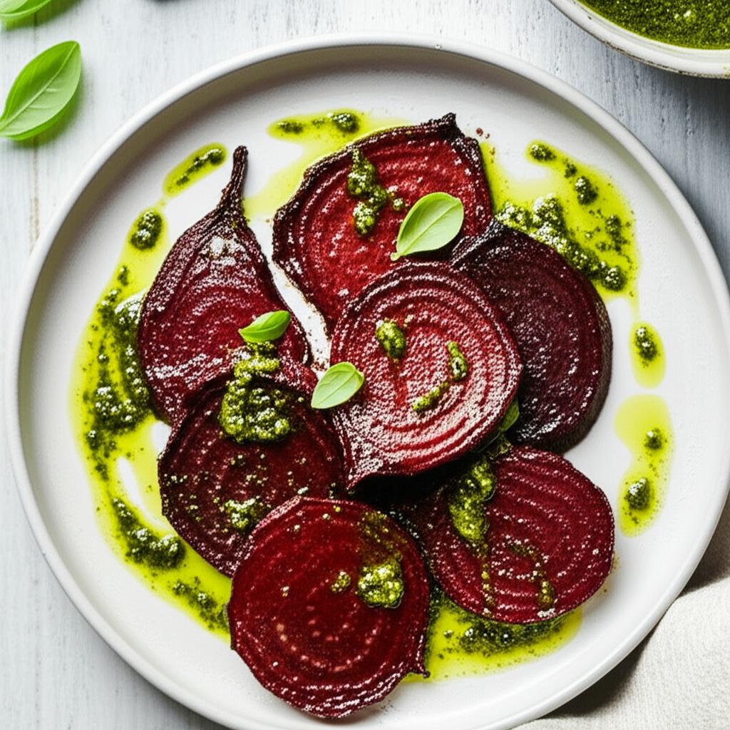 Roasted Pesto Beets