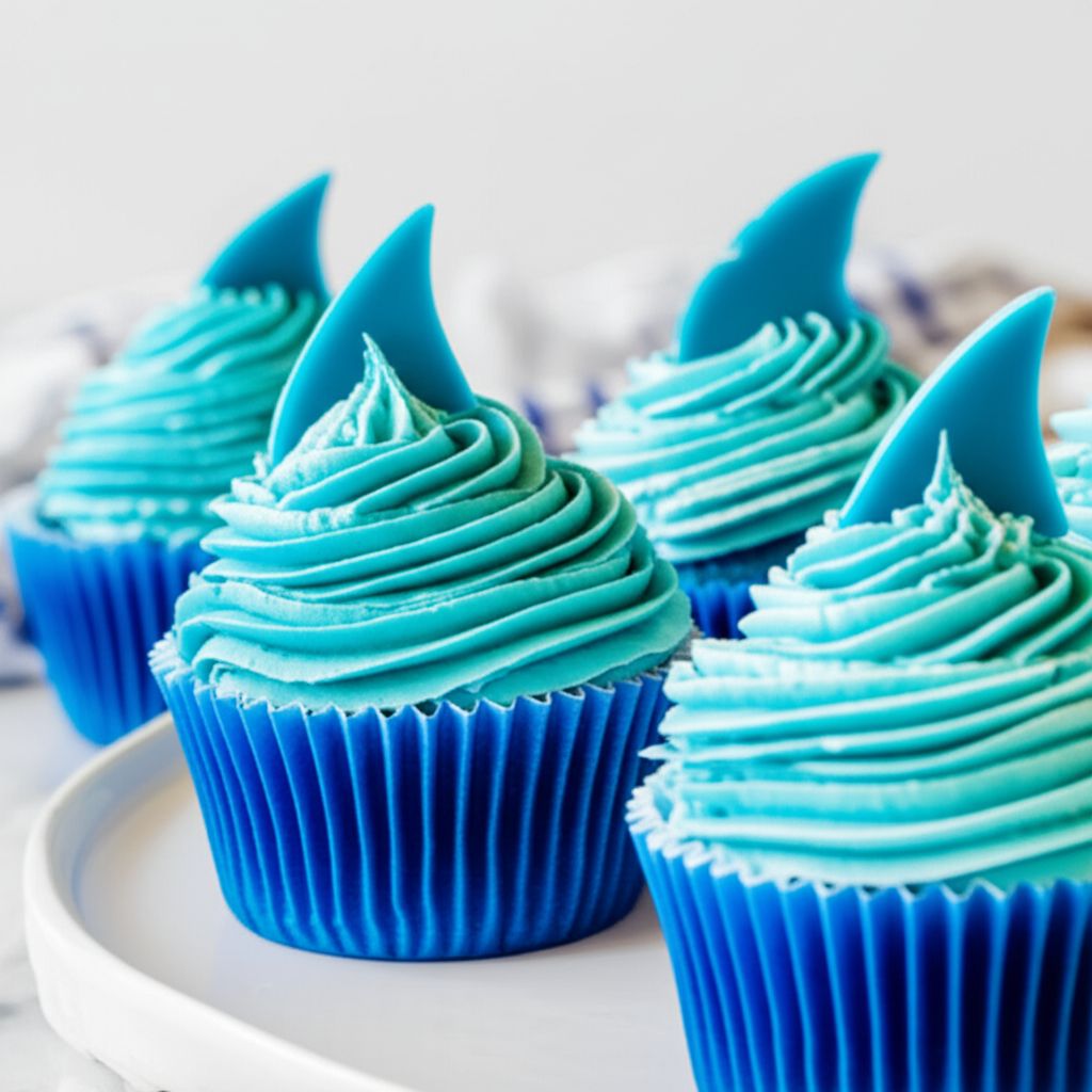 Shark Cupcakes
