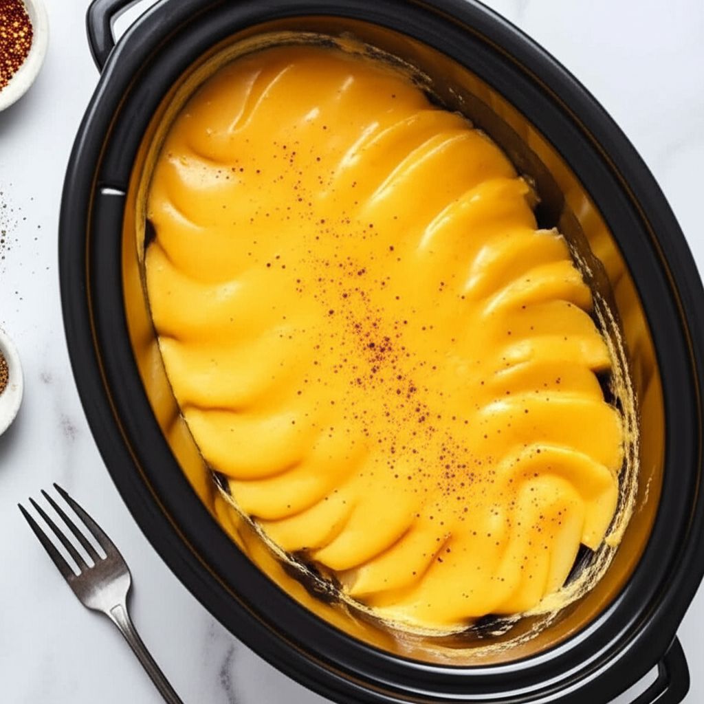Slow Cooker Scalloped Potatoes