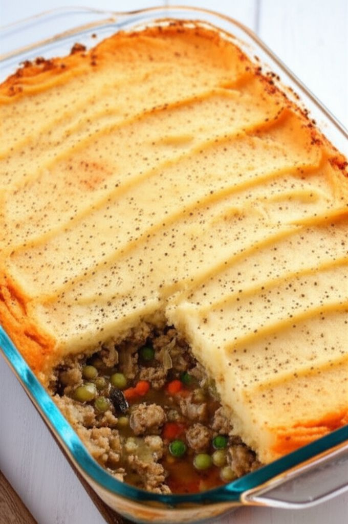 Sweet Potato and Turkey Shepherd's Pie