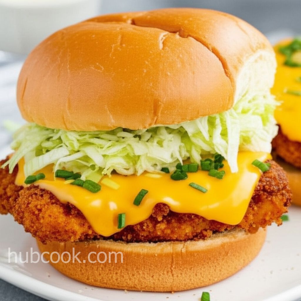 Two-Handed Crispy Fried Chicken Sandwiches