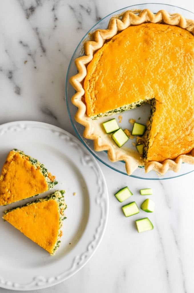 Zucchini Cornbread Pie