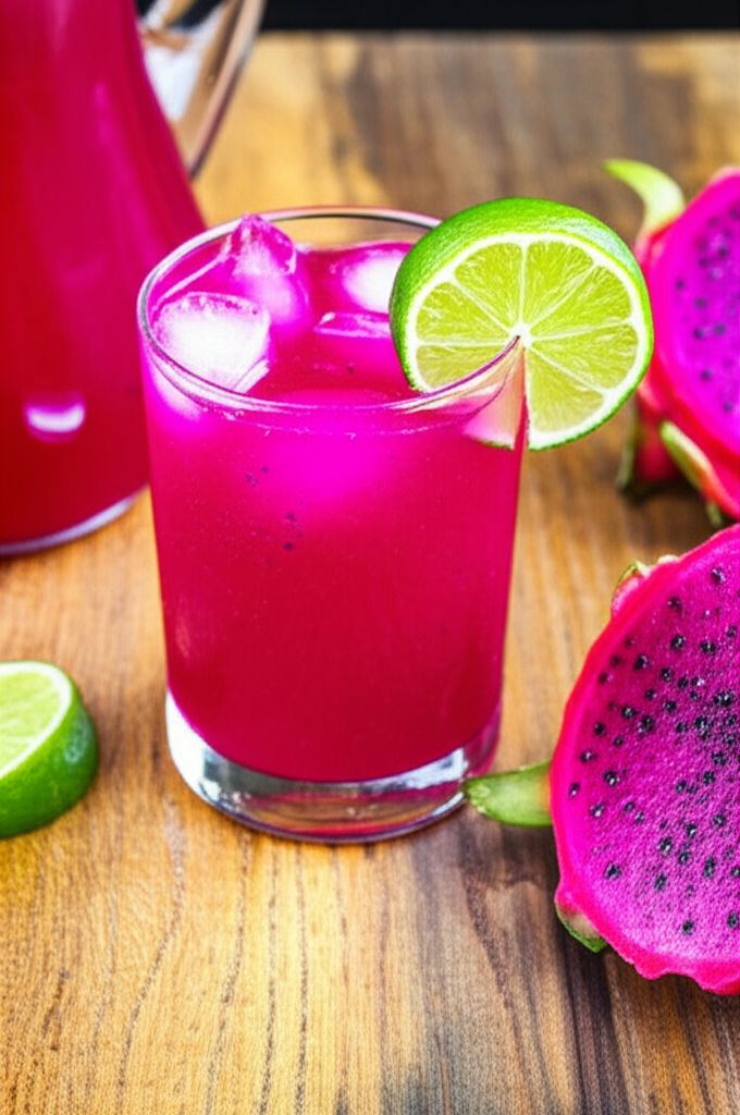 Agua Fresca de Pitaya (Dragon Fruit)