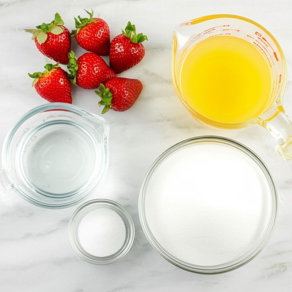 All Natural Strawberry Lemonade