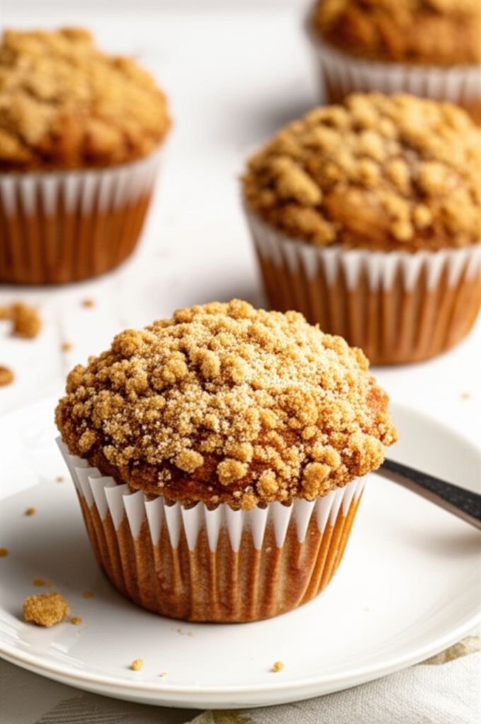 Apple Cider Streusel Muffins