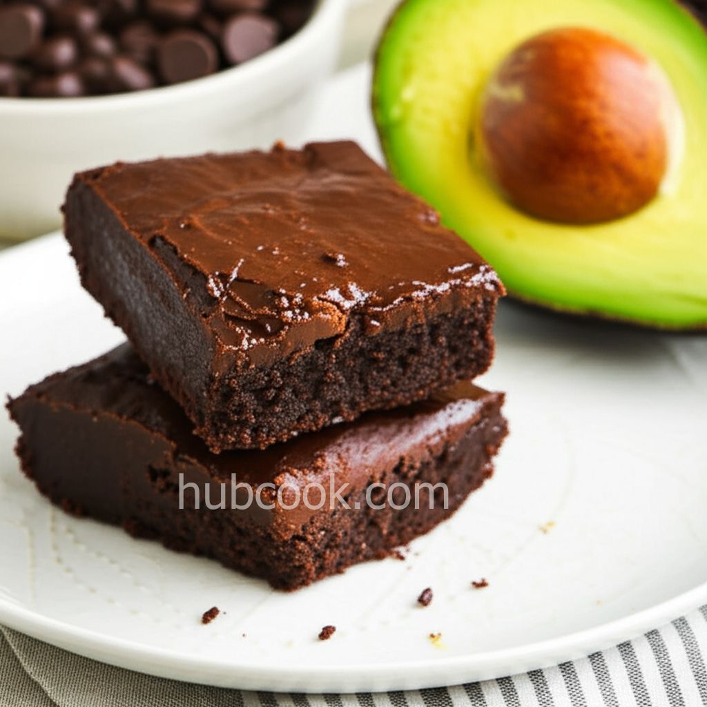 Avocado Peanut Butter Brownies (Vegan)