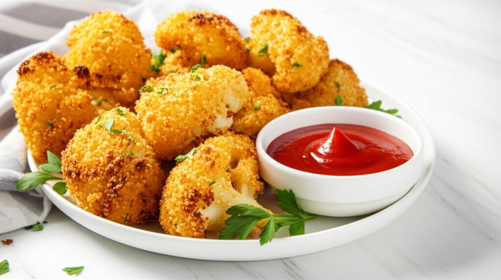 Baked Breaded Cauliflower