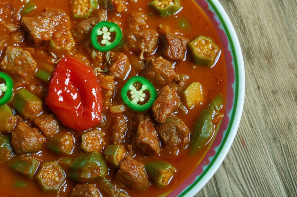 Beef and Okra Bamia