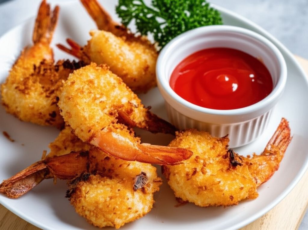 Beer Batter Coconut Shrimp