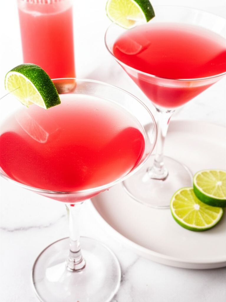 Big Batch Freezer Strawberry Cosmopolitans