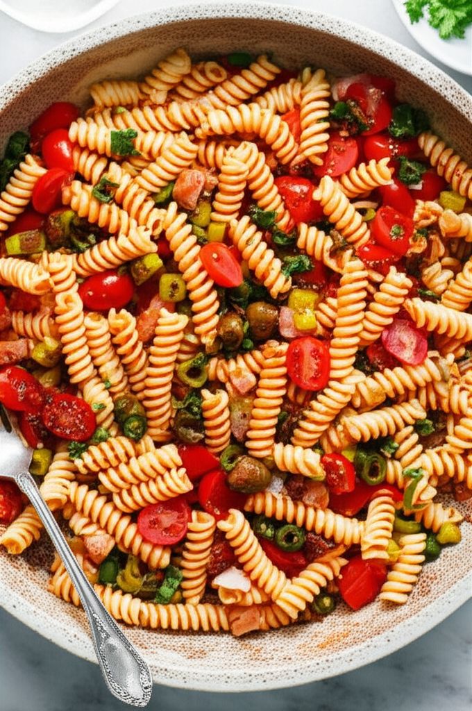 Bloody Mary Pasta Salad