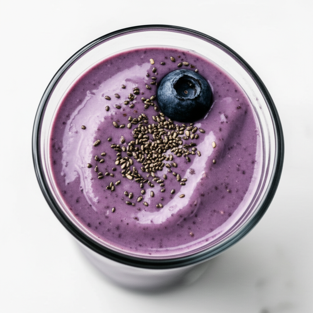 Blueberry Banana Oatmeal Smoothie
