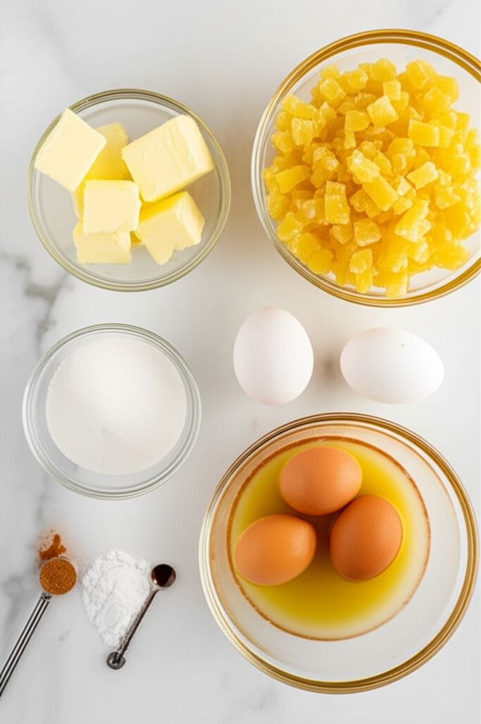 Brown Butter Pineapple Corn Muffins