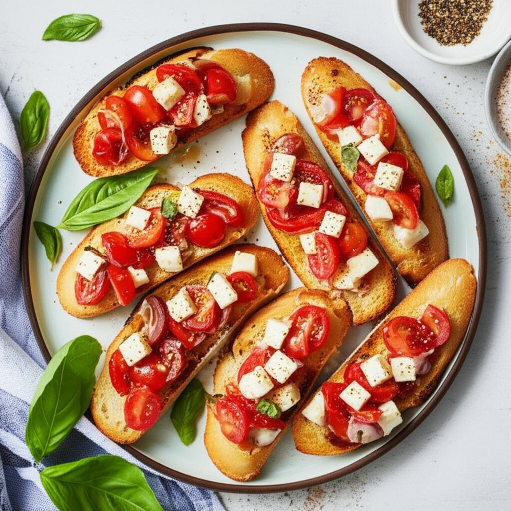 Bruschetta with Mozzarella