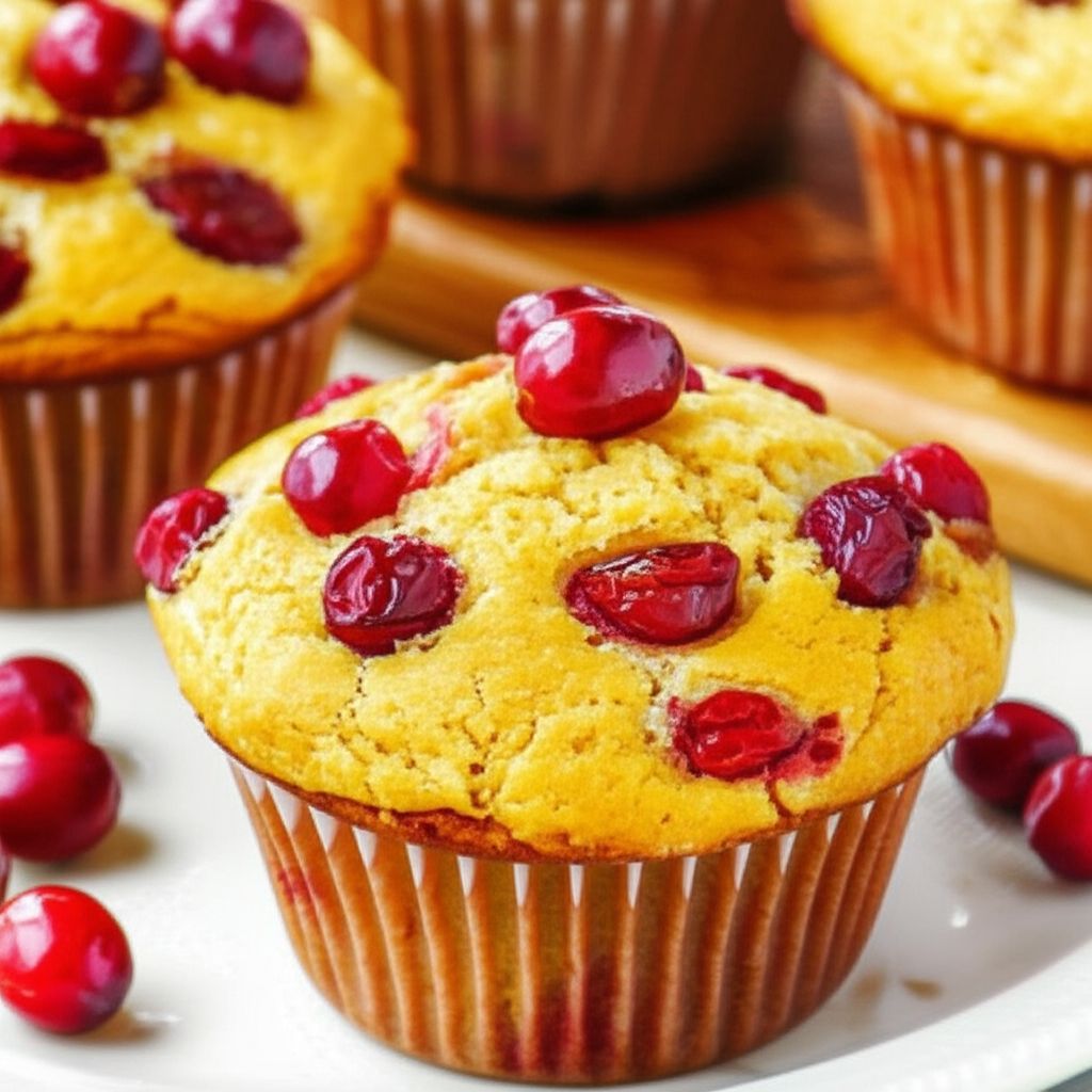 Butternut Squash and Cranberry Muffins