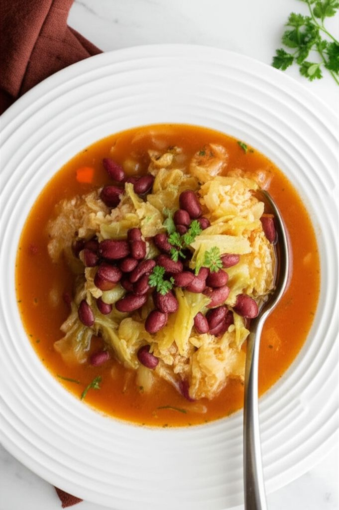 Cabbage and Smoked Sausage Soup