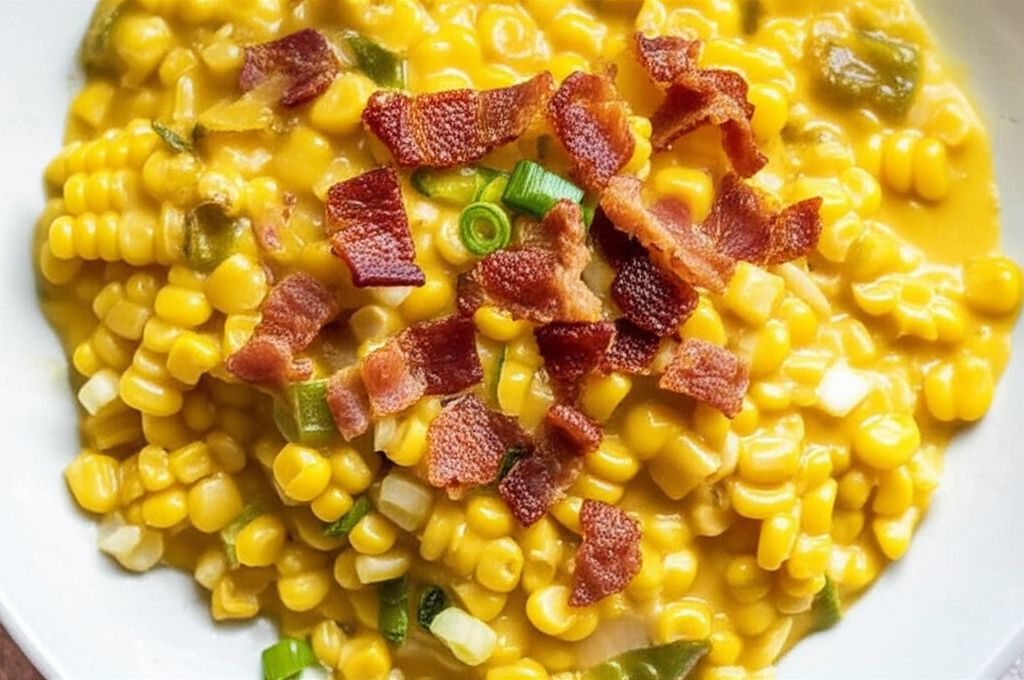 Cajun Corn and Bacon Maque Choux
