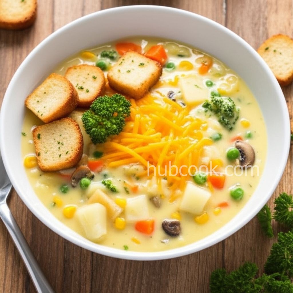 Cheesy Vegetable Soup II