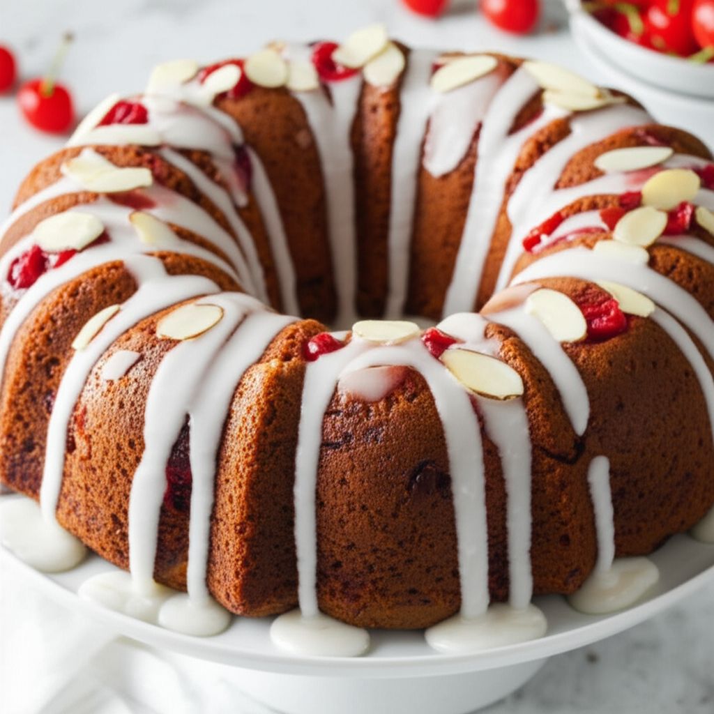 Cherry Almond Pound Cake