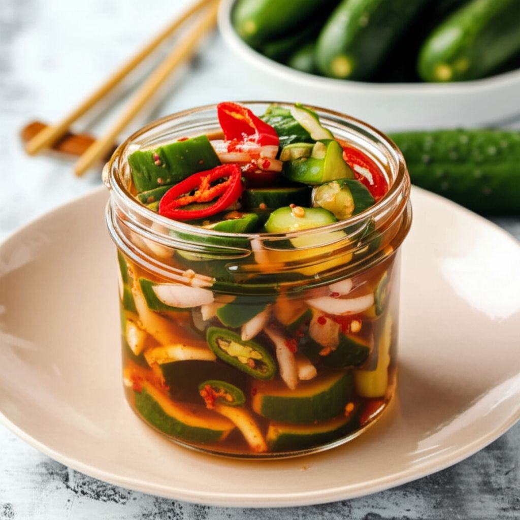 Chinese-Korean Cucumber Kimchi