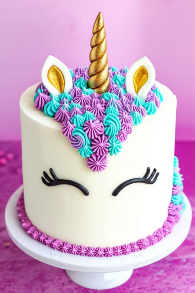 Chocolate Unicorn Cake