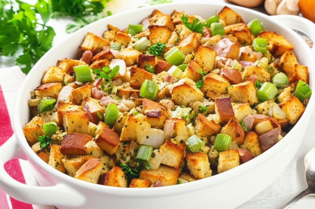 Classic Thanksgiving Dressing With Parsley, Sage and Thyme