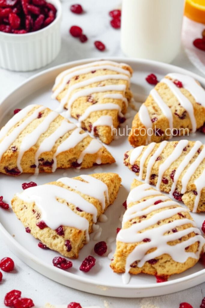 Cranberry-Orange Scones with Walnuts