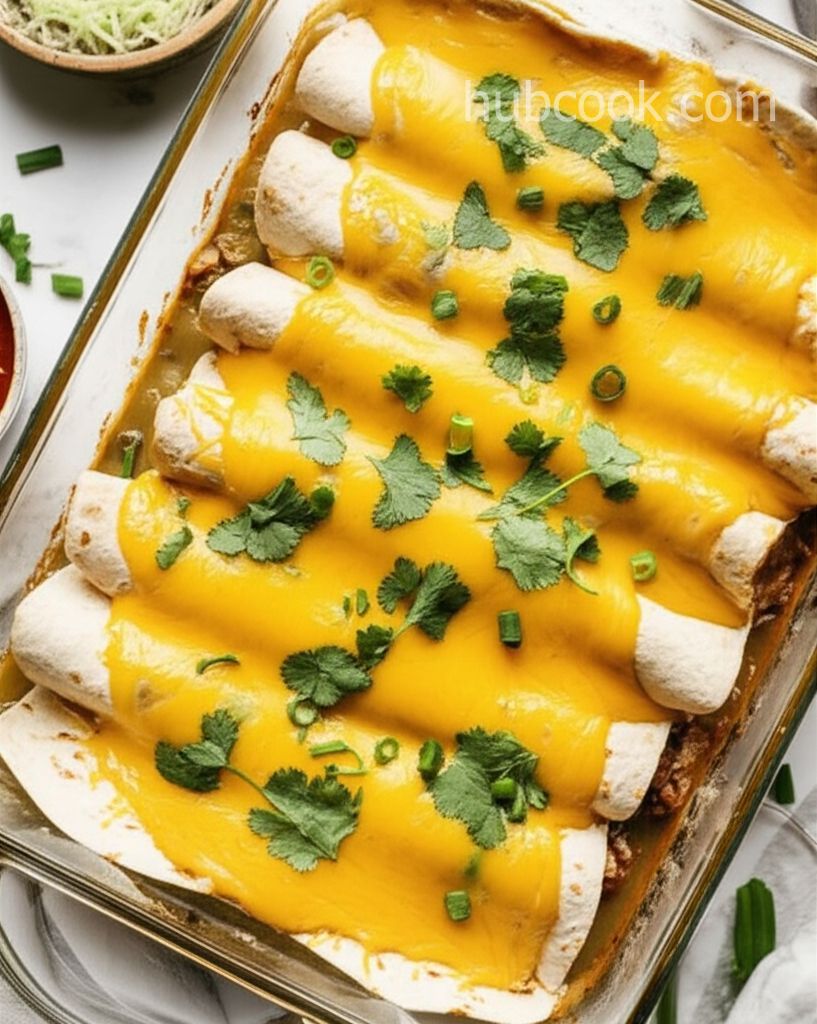 Cream Cheese Chicken Enchiladas
