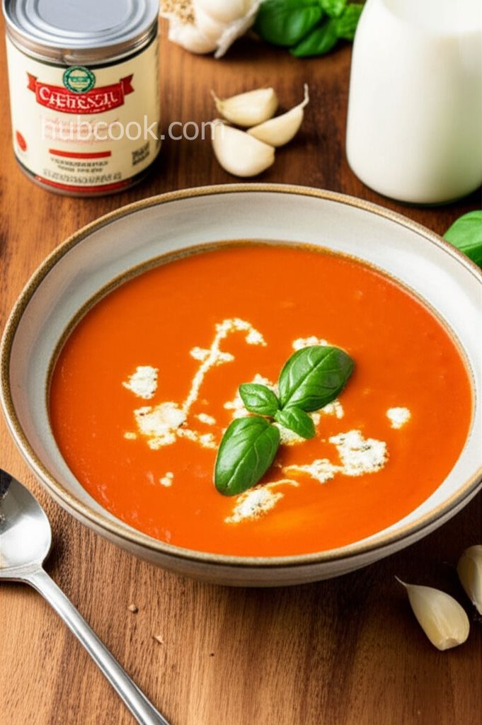Cream of Tomato Gorgonzola Soup