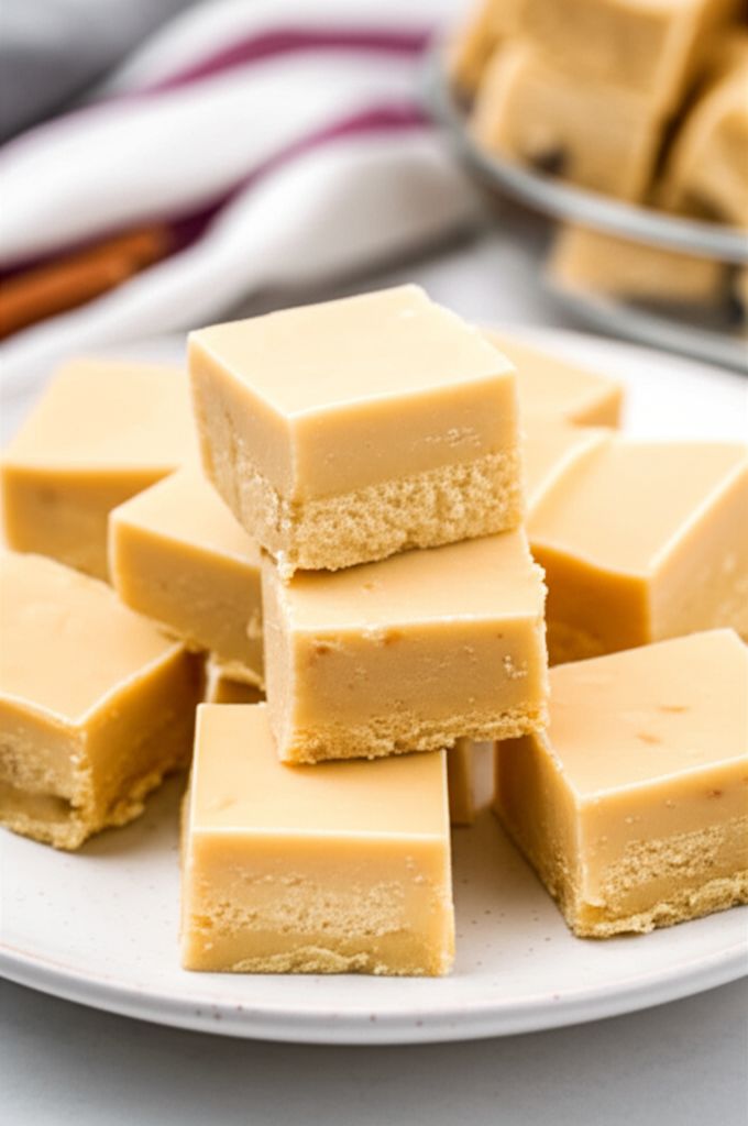 Creamy and Tasty Eggnog Fudge