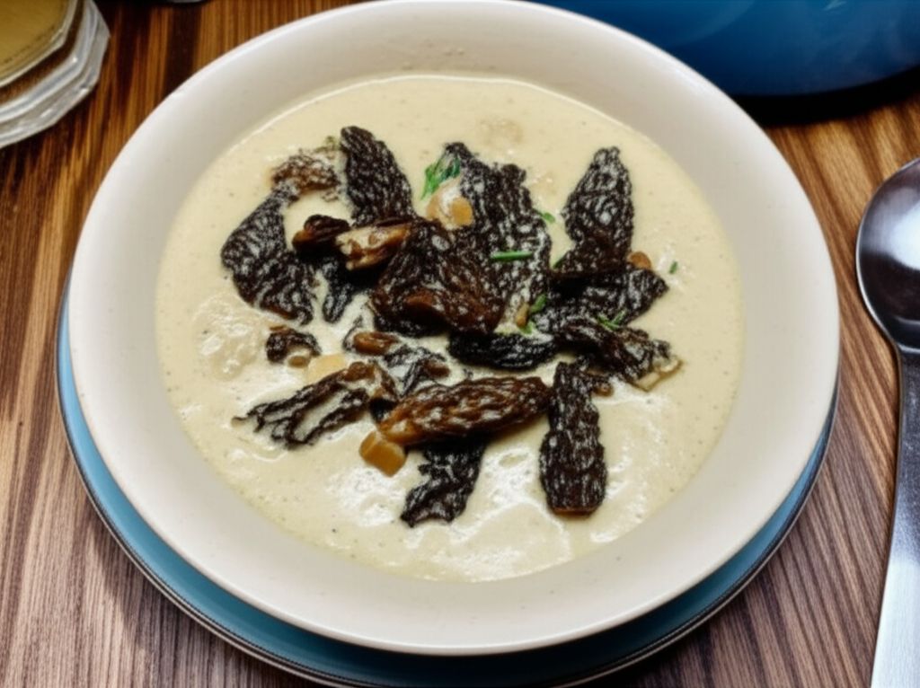 Creamy Morel Mushroom Soup