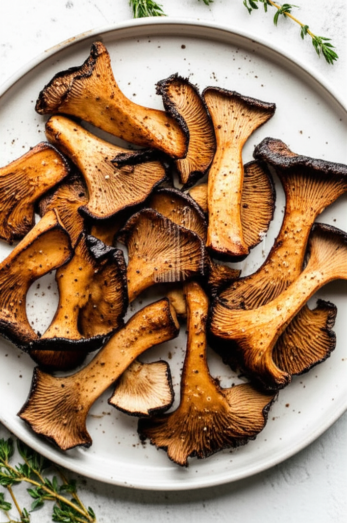 Easy Roasted Oyster Mushrooms