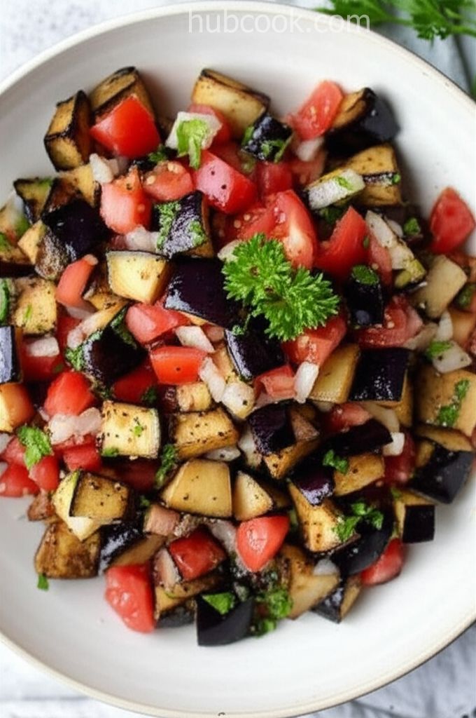Eggplant and Tomato Salad