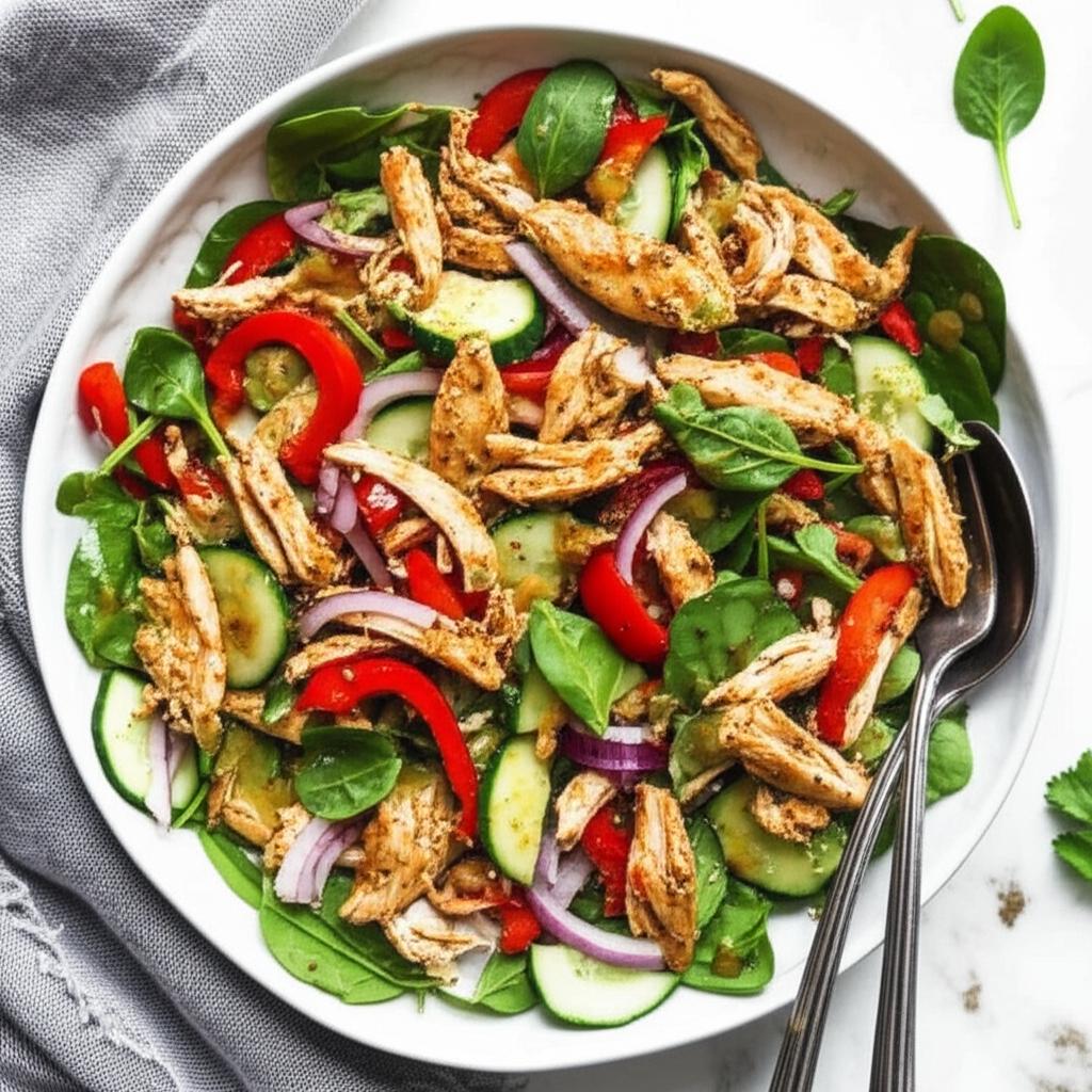 Fresh Chicken Salad with Baby Greens