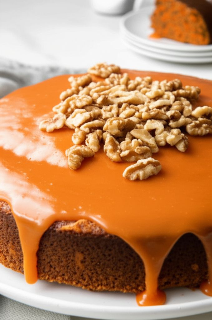 Glazed Carrot Snack Cake